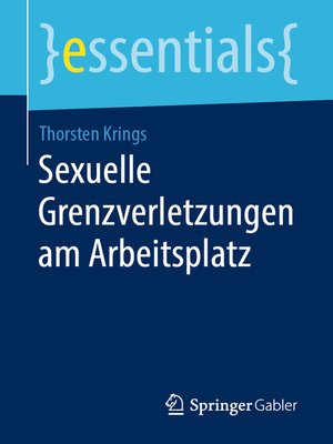 cover image of Sexuelle Grenzverletzungen am Arbeitsplatz